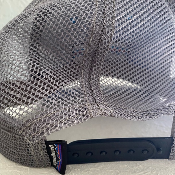 Patagonia Blue Classic Rare Trucker Cap Snapback - Picture 3 of 3